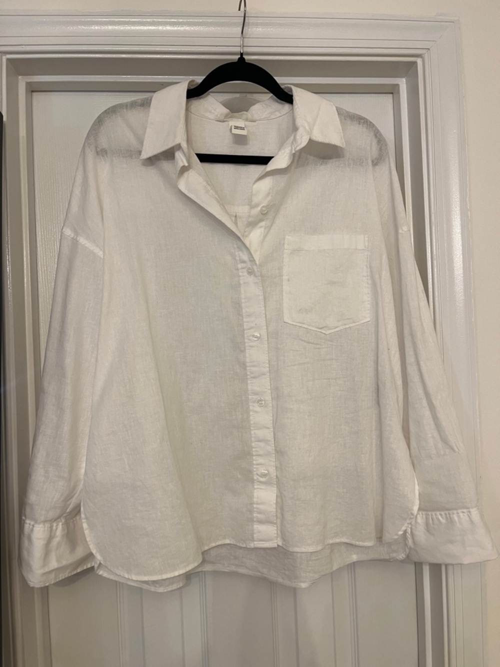 Linen/cotton button down